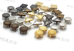 100 x Copper Studs Rivets, Leather Craft, Costumes, Bags, Belts, Shoes, 2188