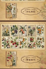 30 pcs Vintage Scrapbooking Stickers DIY Craft Supplies for Album Planner