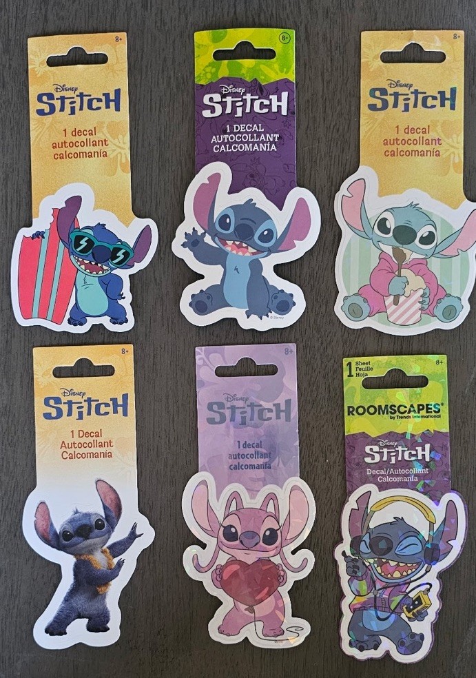 Variety Of 62 Trends International Roomscapes Disney Stitch Character Decals