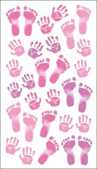 Sticko Stickers Pastel Baby Girl Prints