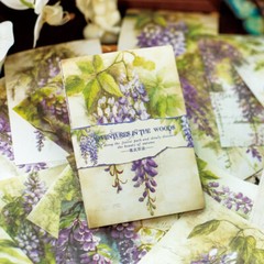 30X Woods Flower Scrapbook Paper Not Stickers Junk Journals Planner Wall Collage