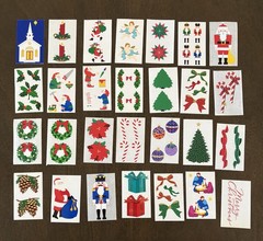 Vintage Mrs. Grossman’s and Gifted Line Christmas Stickers 60+sheets
