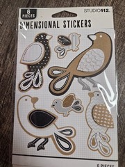 3D Stickers Scrapbook Crafting Lot Prima Little B K&Company Elizabeth Craft Lot