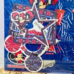 📸 NOS Disney World Capture the Magic Scrapbooking Kit Cheerleader Minnie Mouse