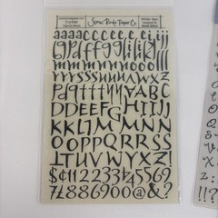Scrapbooking Rub-on letters Scenic Route Deja Views Three Bugs++