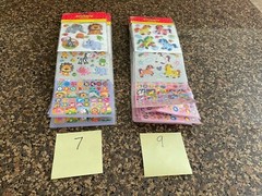Scrap Booking Stickers Crafts 7 times174 and 9 times 165 As shown in Picture