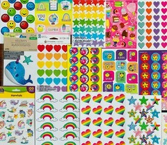 1099 STICKERs Sandylion Hallmark Crafters Corner American Greetings LAKESHORE