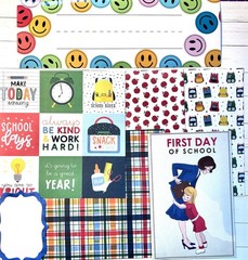 School Themed Ephemera Pack 40 Items