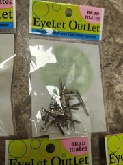 Eyelet Outlet Brads Lot of NEW 7 packs Card Making Scrapbooking Tennis Shoes