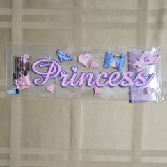 Disney Princess Scrapbooking Embellishments Lot Mixed Models Paper Metal Fabric