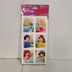 New Sealed Hallmark Party Disney Princess Belle Ariel Cinderell Jasmine Stickers