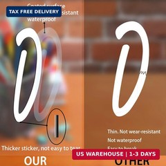 336 Pieces 16 Sheets Letter Stickers,Self Adhesive Waterproof Mailbox Numbers St