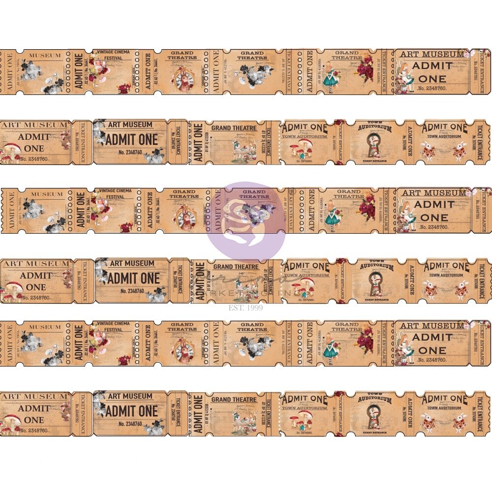 Prima Marketing LOST IN WONDERLAND Tickets 36pcs #665272