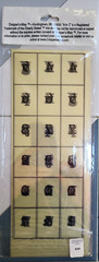 Scrapbooking 144 «A to Z» Letters on transparent film for Slide on Over Mounts