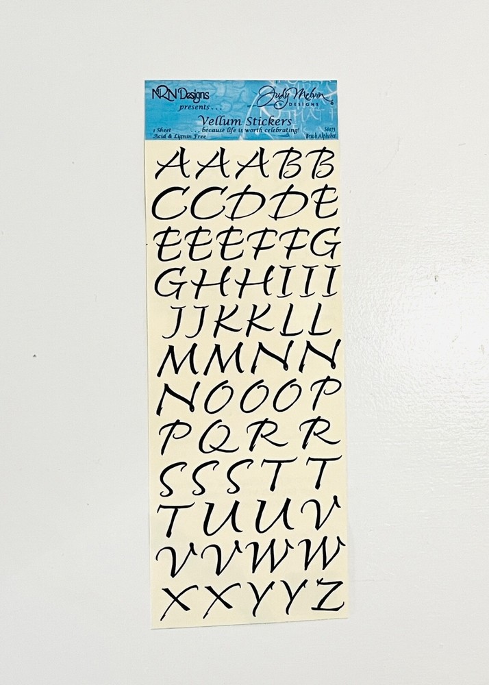 Judy Melvin Designs Vellum Stickers
