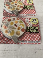 Vintage Portal Scratch And Smell Stickers 95 Food Items-RARE!!!