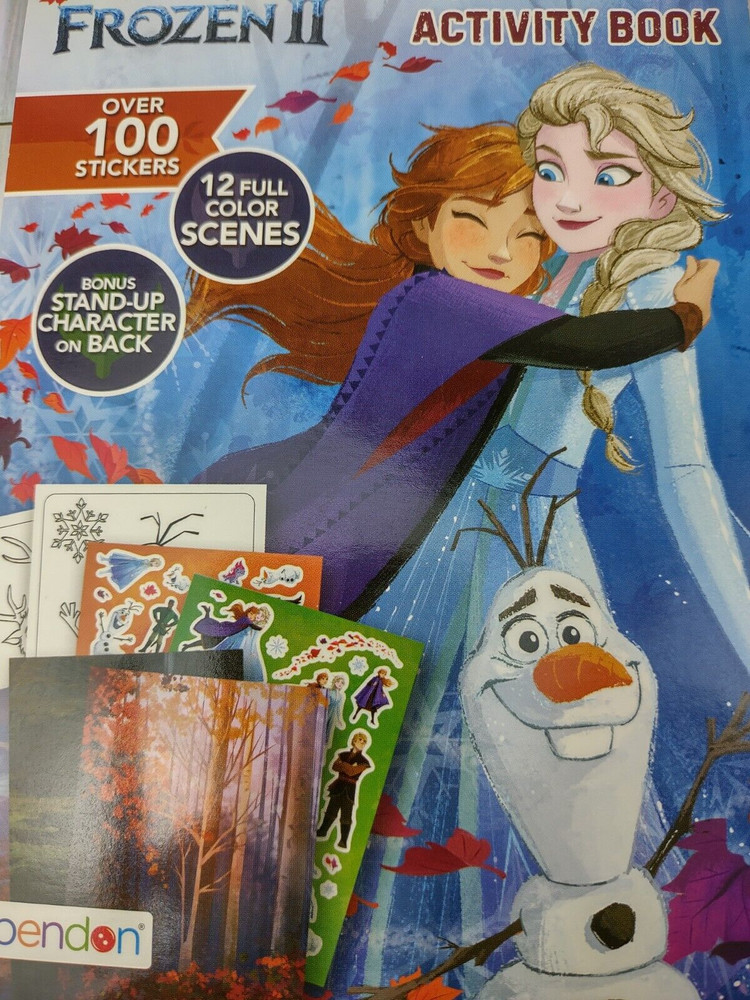 Frozen 2 Mini Sticker Activity Book 100 Stickers Miniature Disney Bendon Kids 7″