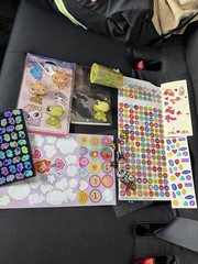 Vtg Sticker Lot Littlest Pet Shop/ Handprints/Butterfly/ Frogs