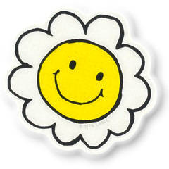 Smiley Flower ✦ B-Side Label Sticker