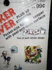 Disney’s SPORT GOOFY Sticker Saver Sticker Album & Stickers VTG. 1984 NEW SEALED