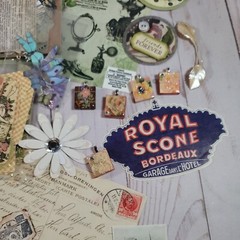 Scrapbook Ephemera Vintage Shabby Chic Victorian Fairy Floral Butterfly Lot #3