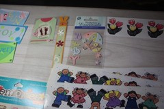 Frances Meyers provo craft & JoLees Stickers new baby lot animals die cut pastel