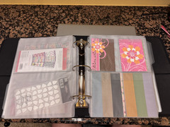 Creative Memories binder with dividers, protectors, stickers, & more!