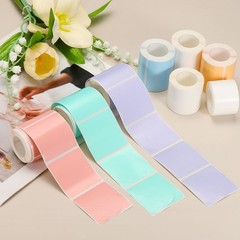 280 Pcs Thermal Sticker Paper, 2×2″ Round Thermal Printer Label, Purple