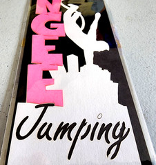 Bungee Jumping Pink 3D Laser Cut Die Cut Scrapbooking Journal Stamping Station