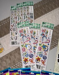 Huge Vintage Sticker LOT New package 30 Jolee’s Boutique Scrapbook Foam Scented