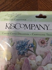 K&Company Colorful Handmade Acetate DieCut Frames & Cardstock New Scrapbooking