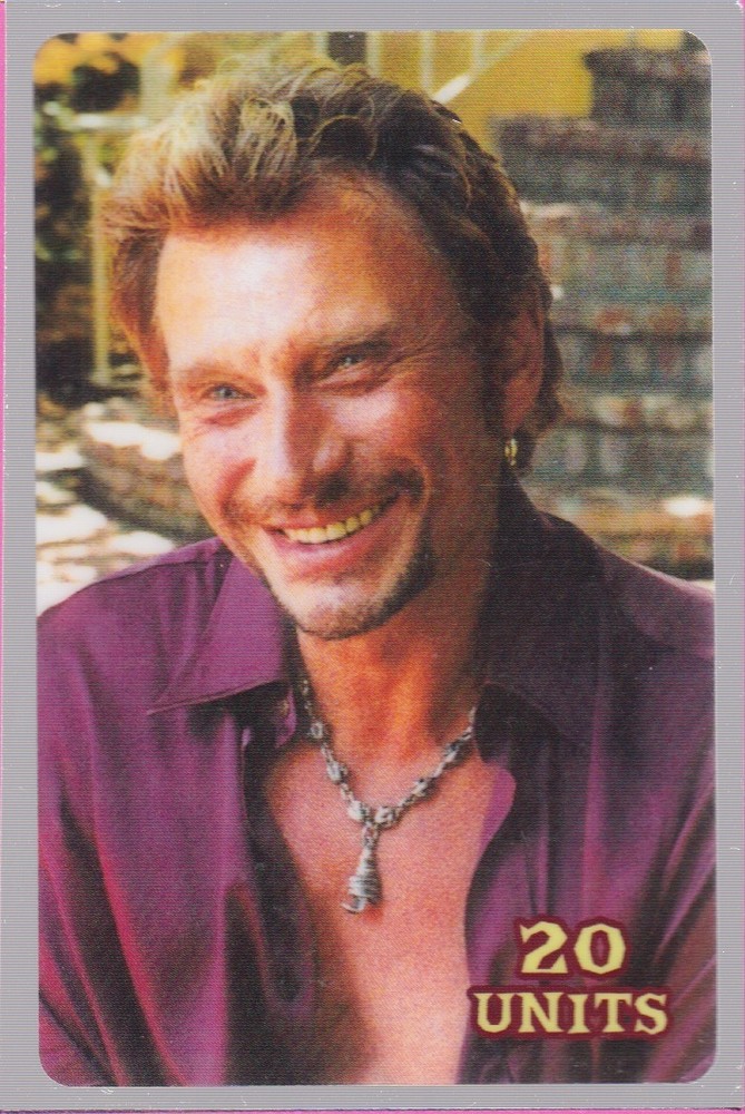 JOHNNY HALLIDAY PREPAID VIDEO REMOTE N°162