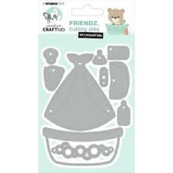 STUDIO LIGHT CLEAR – METAL CUTTING DIES – FRIENDZ TEDDY BEAR ACCESSOIRIES