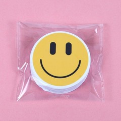 Wercokt 50 PCS Cute Smiling Water Bottle Stickers for Kids, Teaching Rewards,