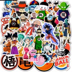 Dragonball Z Anime Stickers 50 Piece Pack Sticker Decals Decal Merch Waterproof