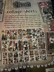 Dylusions 4 sets of Collage sheets with 24 pcs. + Christmas 15 pcs. to choose