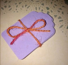 21 Hand Punched Lilac Gift Tags, Scrapbook, Crafts, etc.