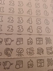 8 Sheets/Stickers To Color 6″x9″ Sticker Sheet Craft/Scrapbook/Embellishment#147