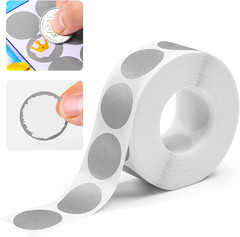 Scratch off Sticker 1Inch round Silver 1000PCS /Roll Scratch off Label