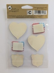 Jolee’s Stars & Stripes USA Patriotic Flags & Hearts July 4th Scrapbook Stickers
