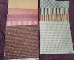 Craft Scrapbook 12×12 paper 25 sheet lot art decoration Kaiser Craft #3