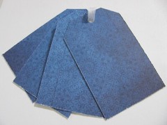 Heartfelt Creations TAG BOOKLET 4 Pieces Ribbon HANDMADE