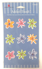 American Greetings Added Touch Flower Stickers