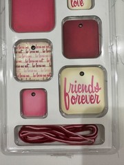 We R Memory Keepers Tag-Line Love Now & Forever Embellishments Tags Scrapbooking
