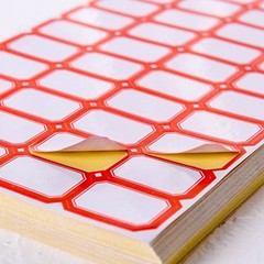 50 Sheets Adhesive Sticker Writeable Sticker Jams Label Sticker Household Labels