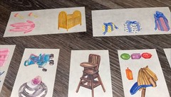 1999 Creative Memories Stickers Full and Partial Sheets Baby Kid Theme Lot