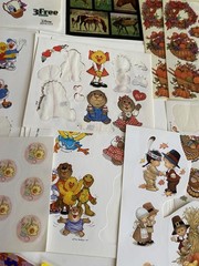 Large Mixed Lot of Vintage Current Inc Sticker Sheets plus other brands