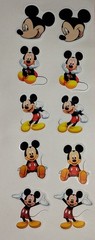 Disney Mickey Mouse Stickers Lot Of 10 Assorted Scrapbooking Traditional