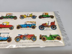 Vintage 1979 Antique Automobiles Stickers Merrimack Publishing Corp NOS