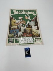 Vintage Decotiques D-70 Pansies & Forget-me-nots rub-on transfers/Ephemera